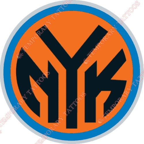 New York Knicks Customize Temporary Tattoos Stickers NO.1125